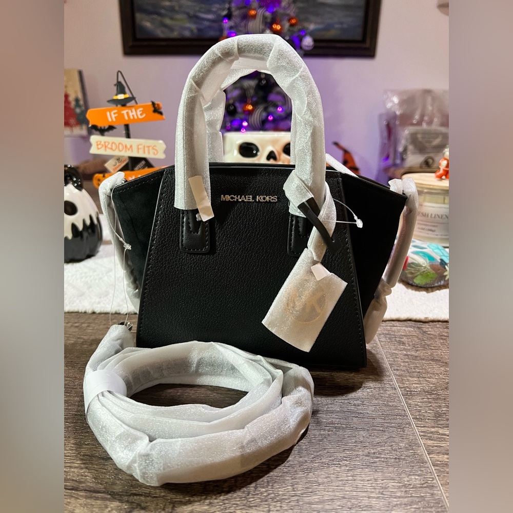 Michael Kors Black Satchel Bag